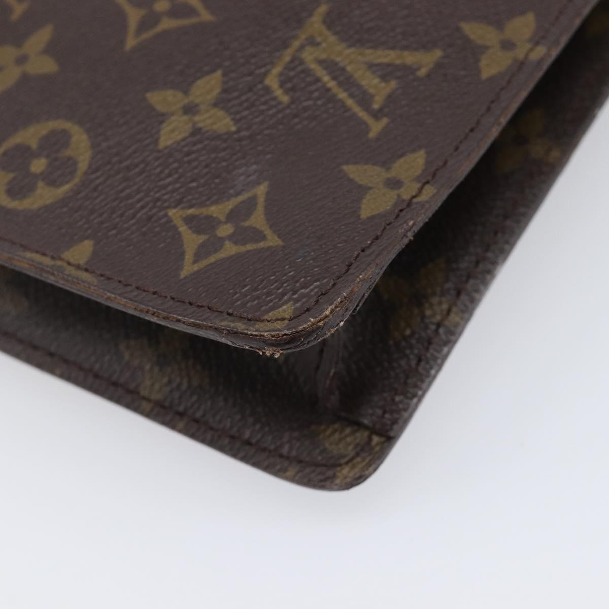 LOUIS VUITTON Monogram Porte Documents Senatur Briefcase M53335 LV Auth ep15900