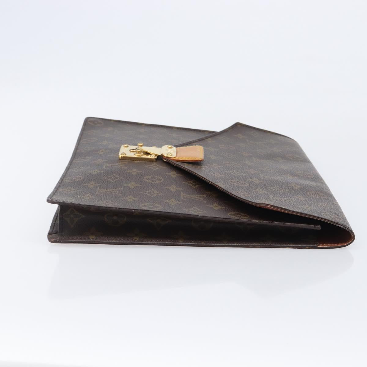 LOUIS VUITTON Monogram Porte Documents Senatur Briefcase M53335 LV Auth ep15900