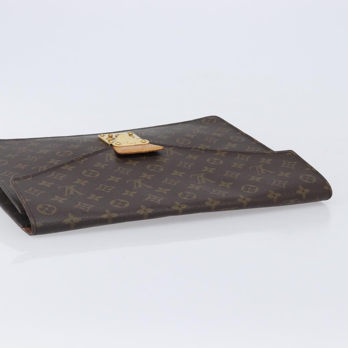 LOUIS VUITTON Monogram Porte Documents Senatur Briefcase M53335 LV Auth ep15900