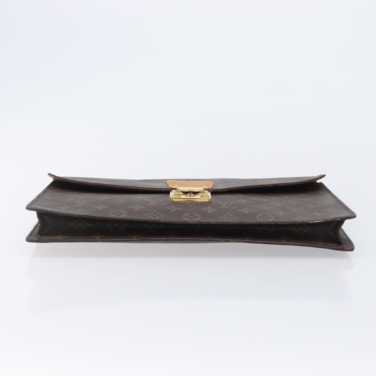 LOUIS VUITTON Monogram Porte Documents Senatur Briefcase M53335 LV Auth ep15900
