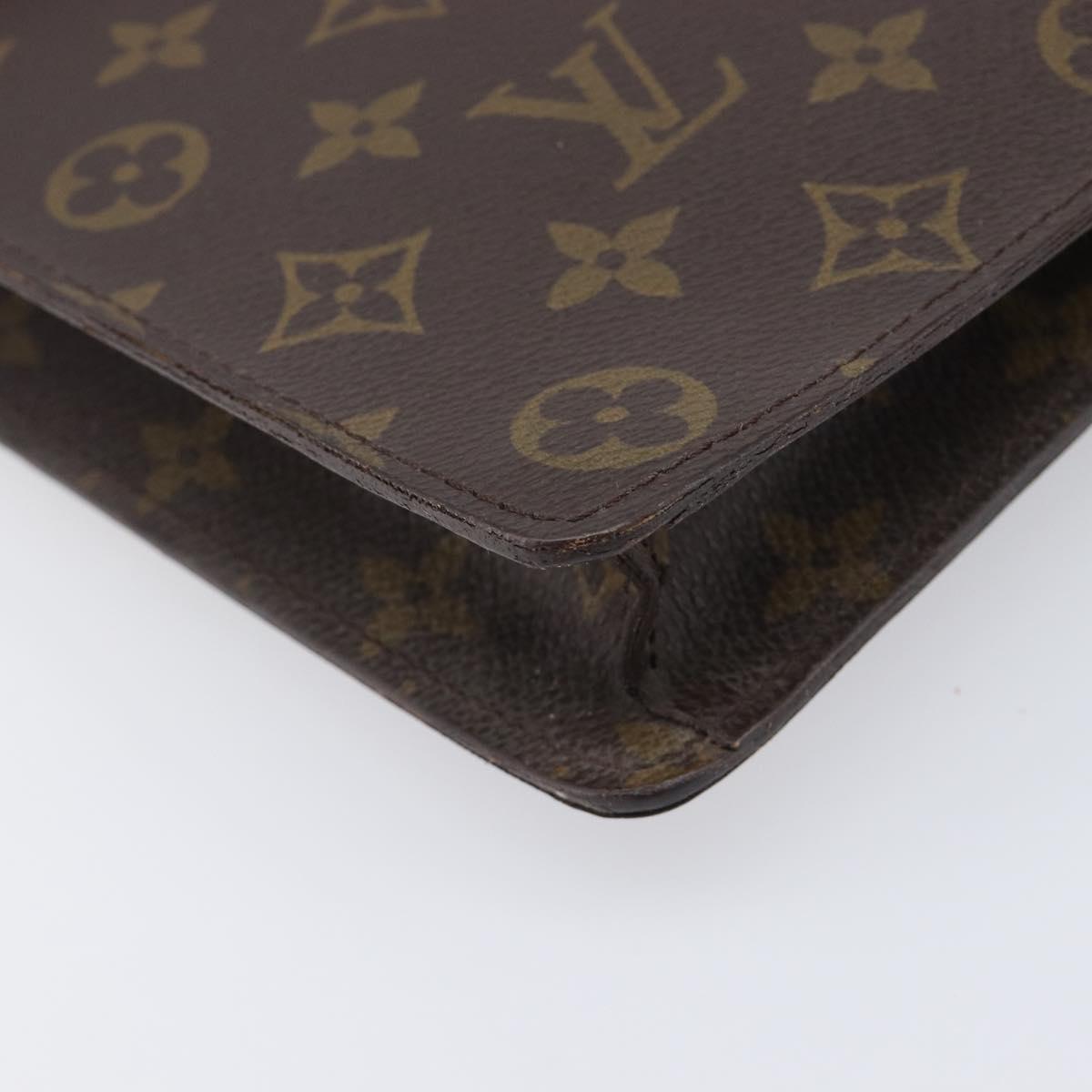 LOUIS VUITTON Monogram Porte Documents Senatur Briefcase M53335 LV Auth ep15900