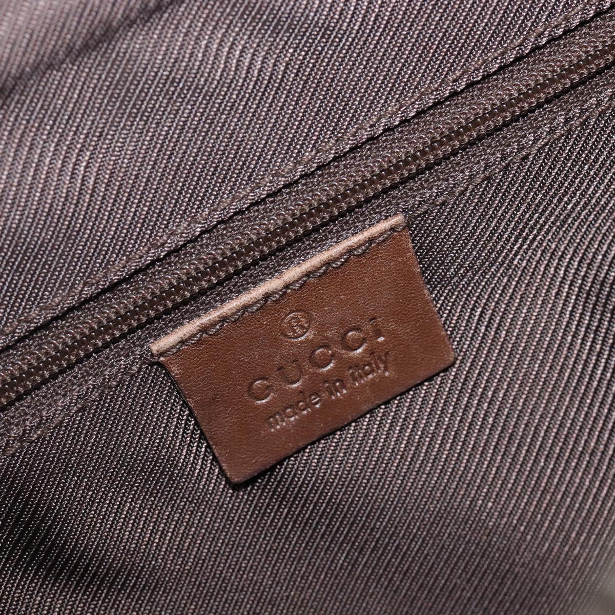 GUCCI GG Canvas Shoulder Bag Beige Silver 001 4299 Auth ep15906