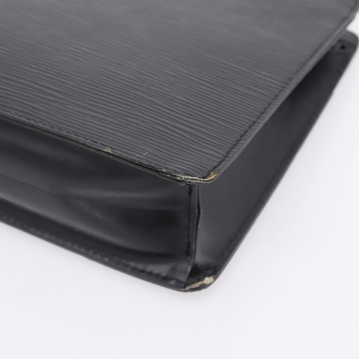 LOUIS VUITTON Epi Pochette Homme Clutch Bag Black M52522 LV Auth ep15907