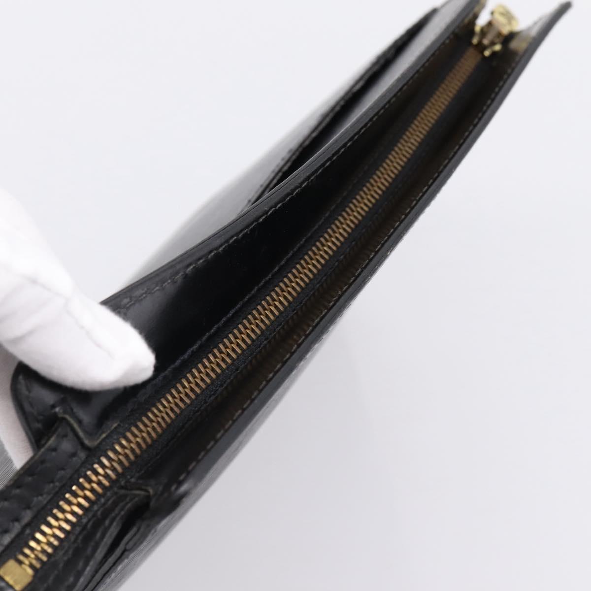 LOUIS VUITTON Epi Pochette Homme Clutch Bag Black M52522 LV Auth ep15907