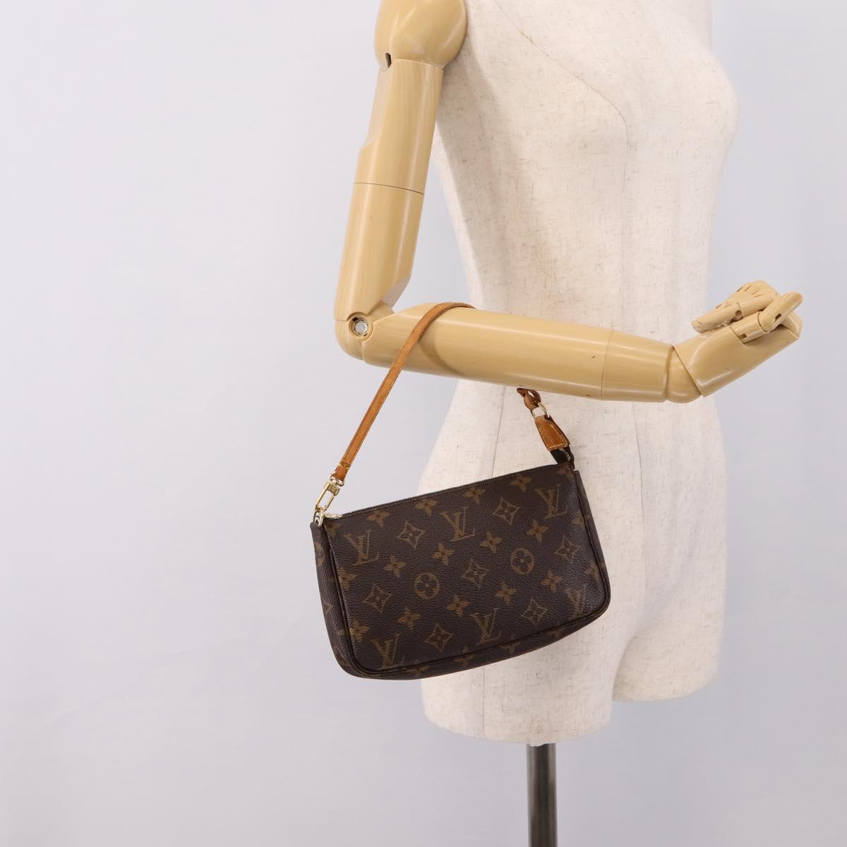 LOUIS VUITTON Monogram Pochette Accessoires Pouch M51980 LV Auth ep15909