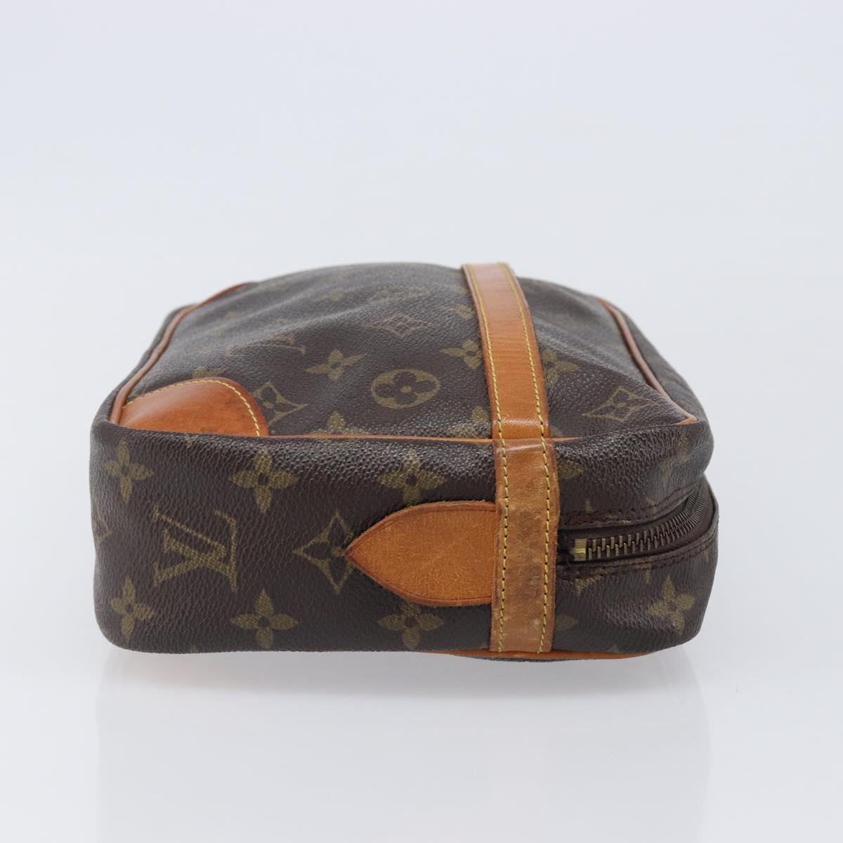 LOUIS VUITTON Monogram Compiegne 28 Clutch Bag M51845 LV Auth ep15910