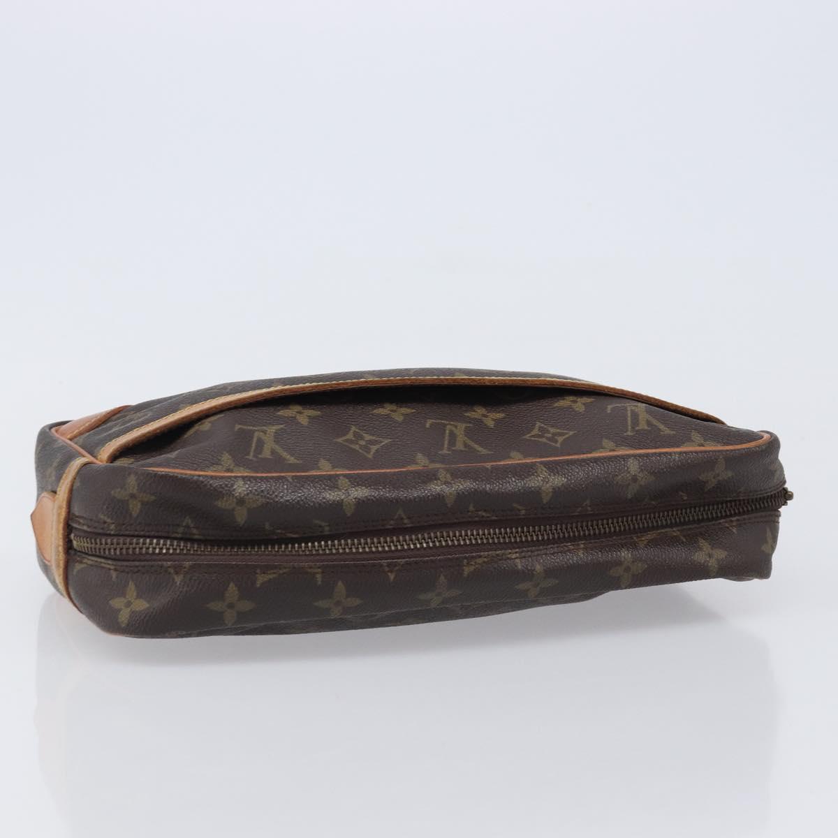 LOUIS VUITTON Monogram Compiegne 28 Clutch Bag M51845 LV Auth ep15910