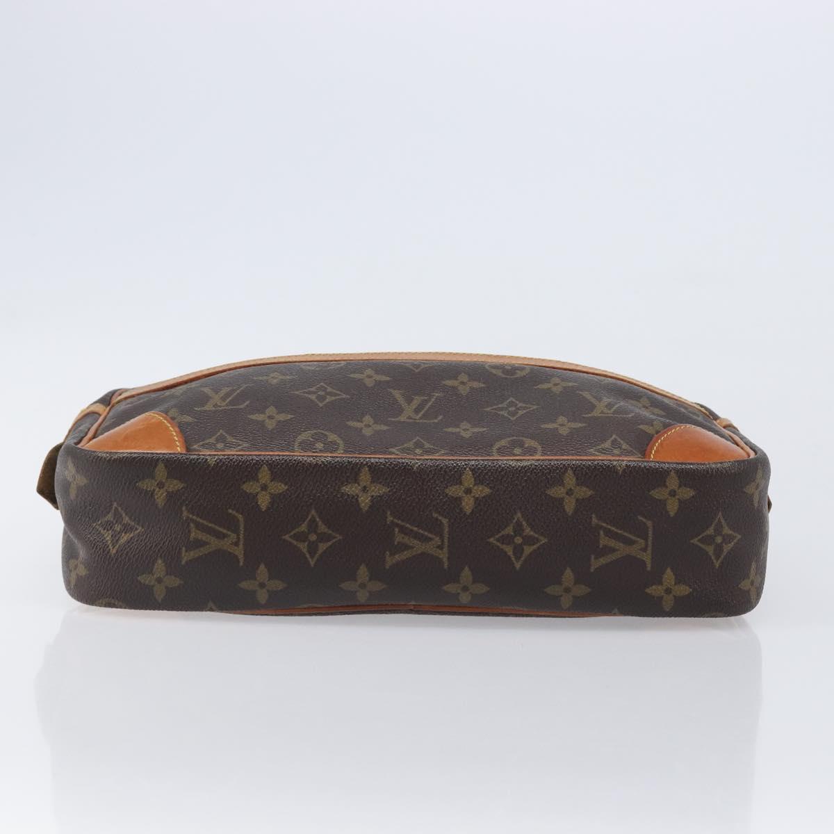 LOUIS VUITTON Monogram Compiegne 28 Clutch Bag M51845 LV Auth ep15910