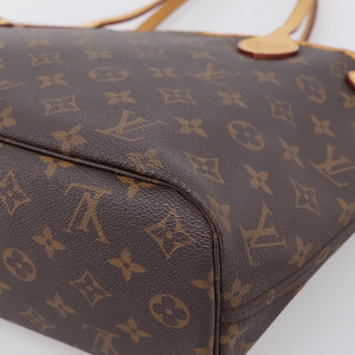 LOUIS VUITTON Monogram Neverfull PM Tote Bag M40155 LV Auth ep15911A