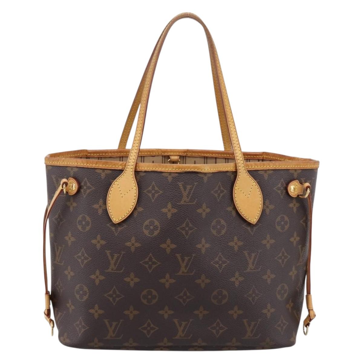 LOUIS VUITTON Monogram Neverfull PM Tote Bag M40155 LV Auth ep15911A