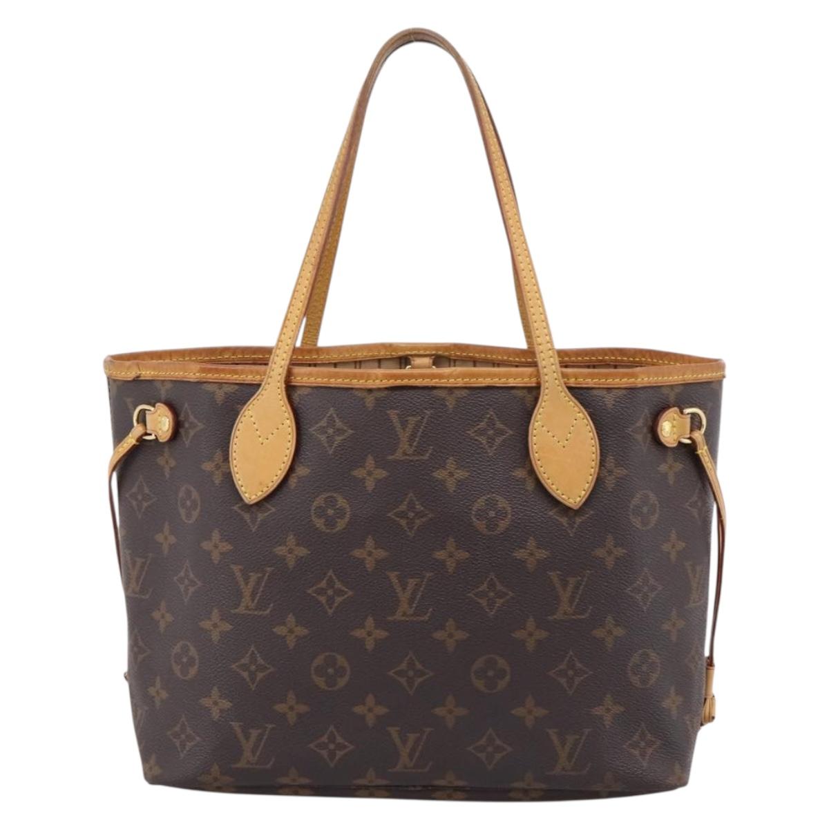 LOUIS VUITTON Monogram Neverfull PM Tote Bag M40155 LV Auth ep15911A