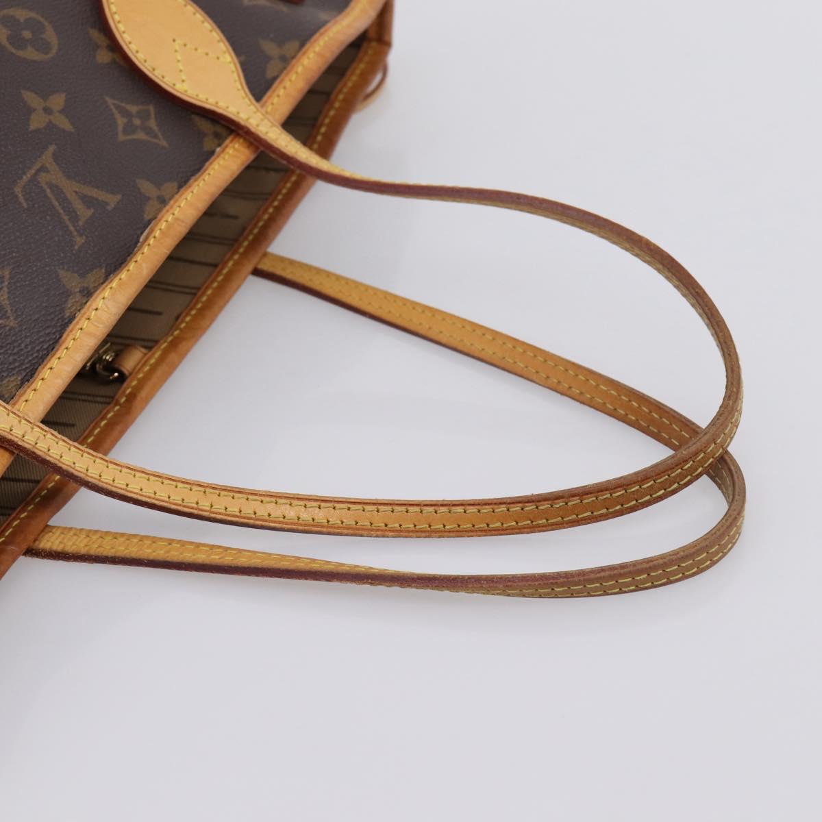 LOUIS VUITTON Monogram Neverfull PM Tote Bag M40155 LV Auth ep15911A