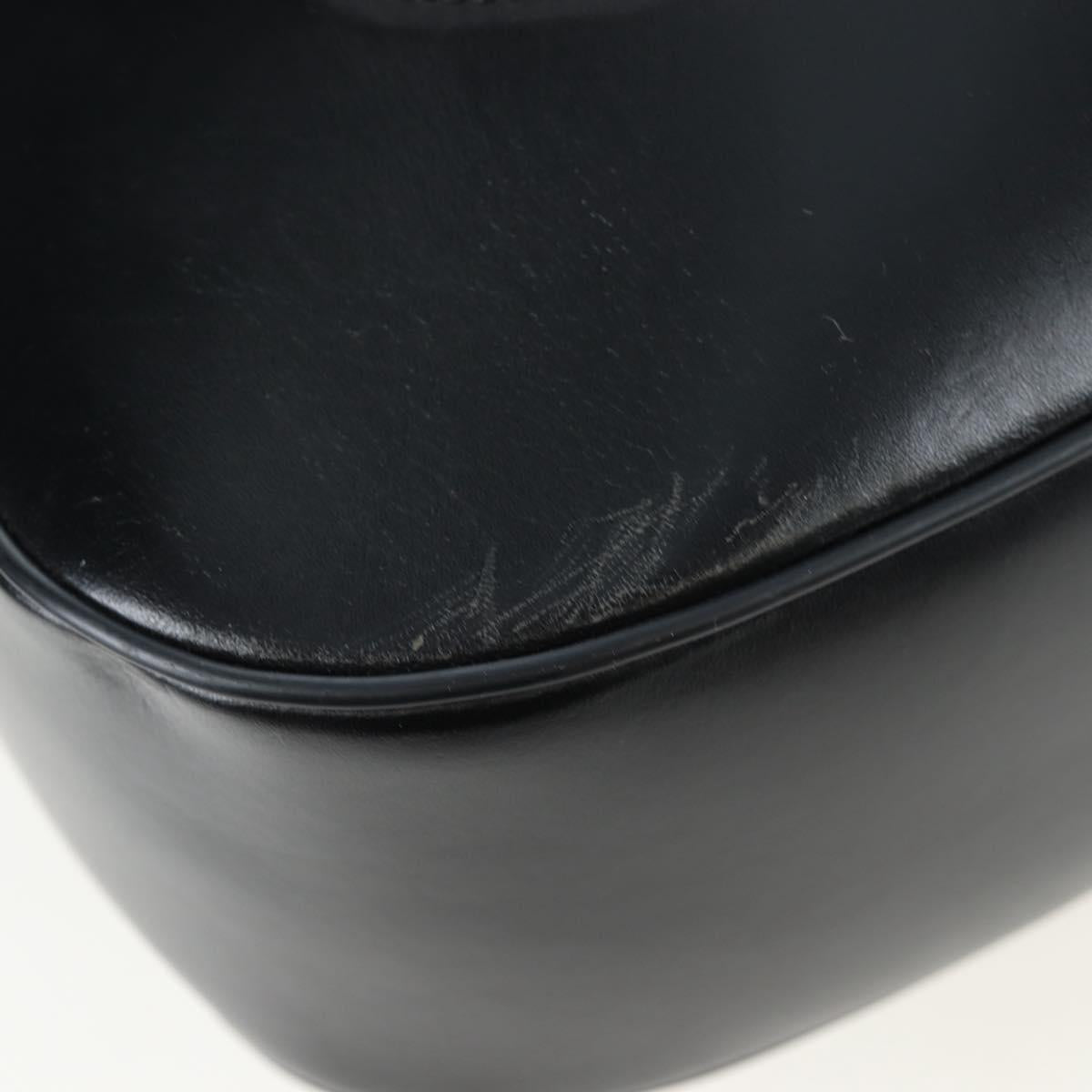 GUCCI Jackie Shoulder Bag Nylon Black Silver 019 0337 Auth ep15917A