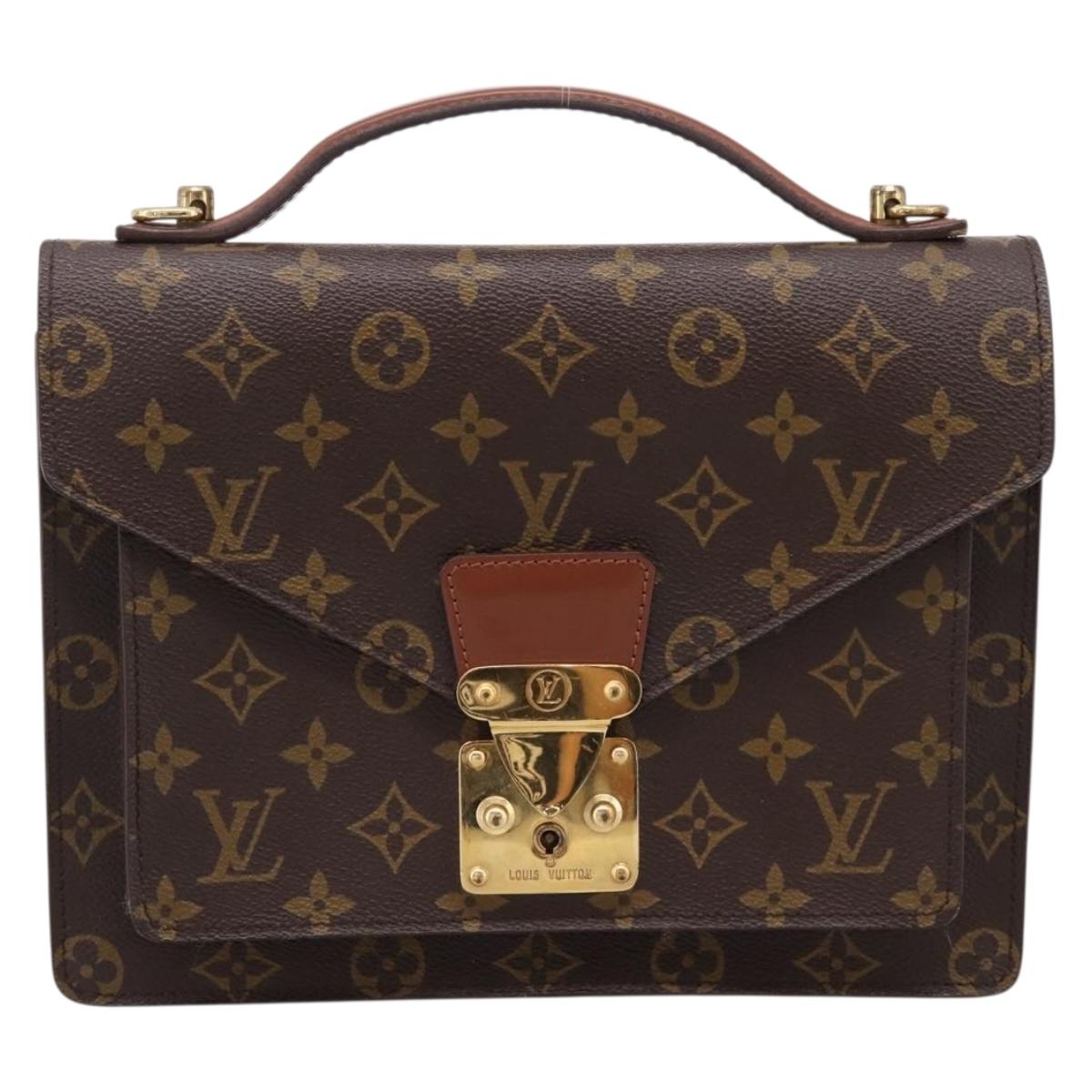 LOUIS VUITTON Monogram Monceau26 Hand Bag M51187 LV Auth ep15920