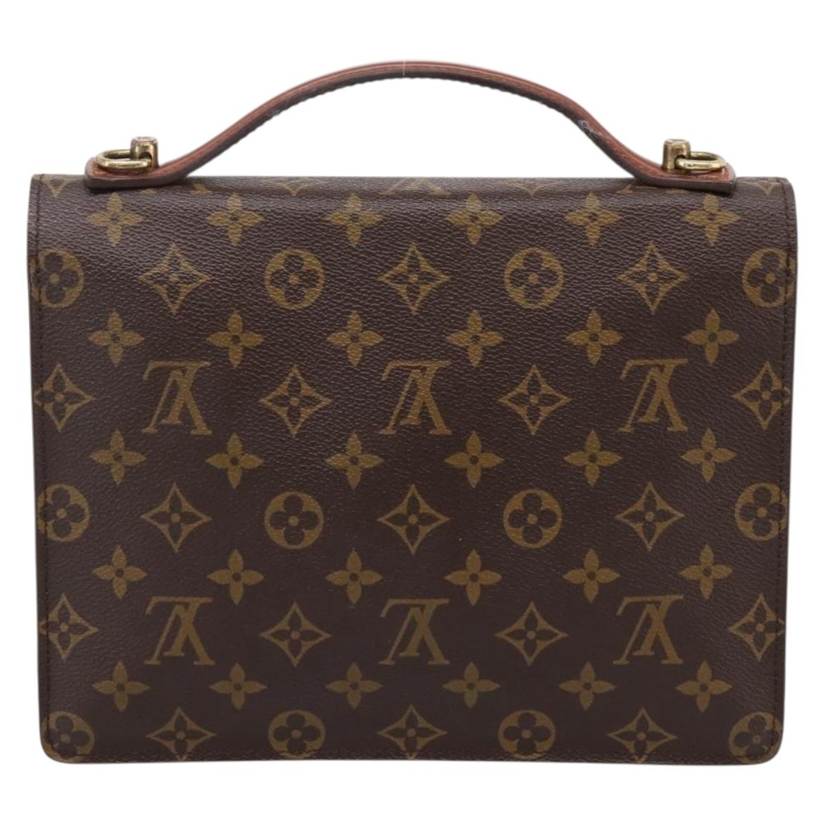 LOUIS VUITTON Monogram Monceau26 Hand Bag M51187 LV Auth ep15920