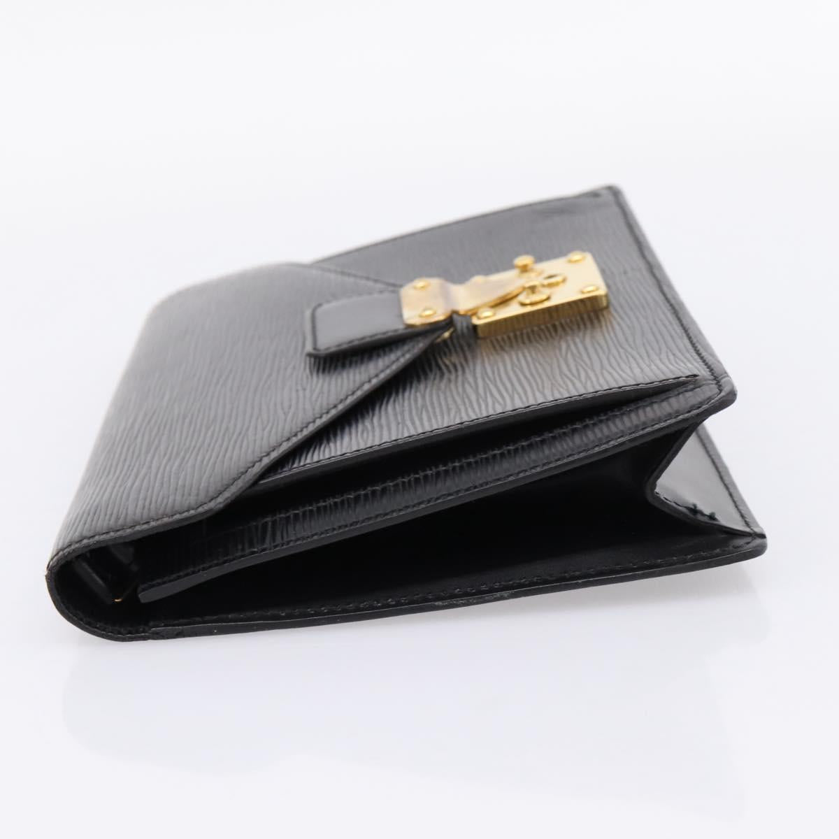 LOUIS VUITTON Epi Serie Dragonne Clutch Bag Black M52612 LV Auth ep15921