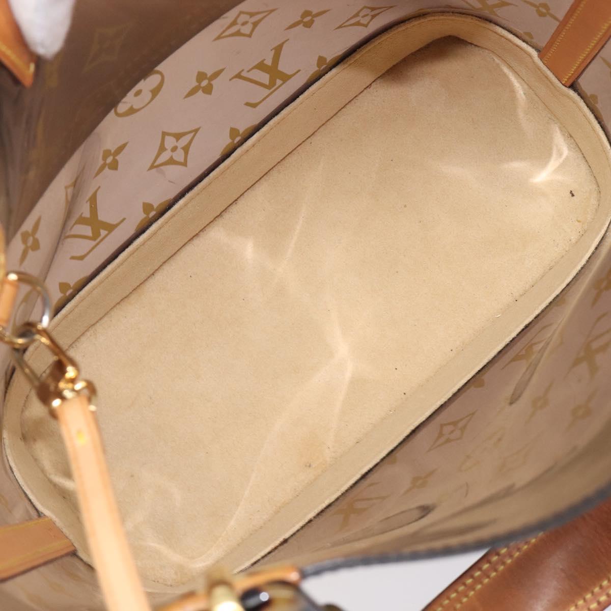 LOUIS VUITTON Monogram Vinyl Cabas Amble PM Bag Brown M92502 LV Auth ep15927