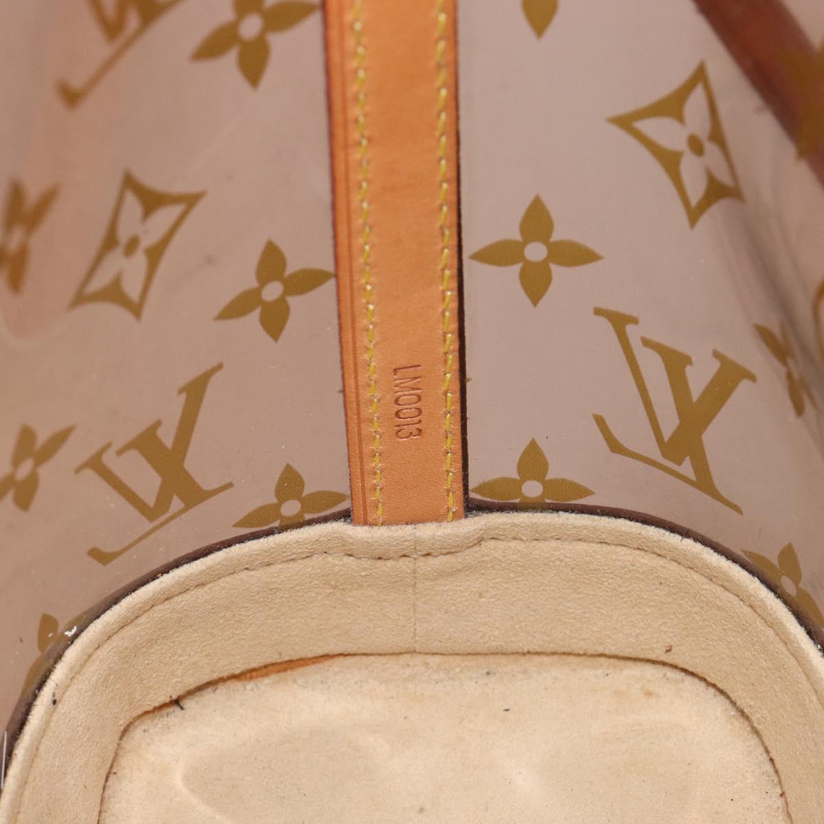 LOUIS VUITTON Monogram Vinyl Cabas Amble PM Bag Brown M92502 LV Auth ep15927
