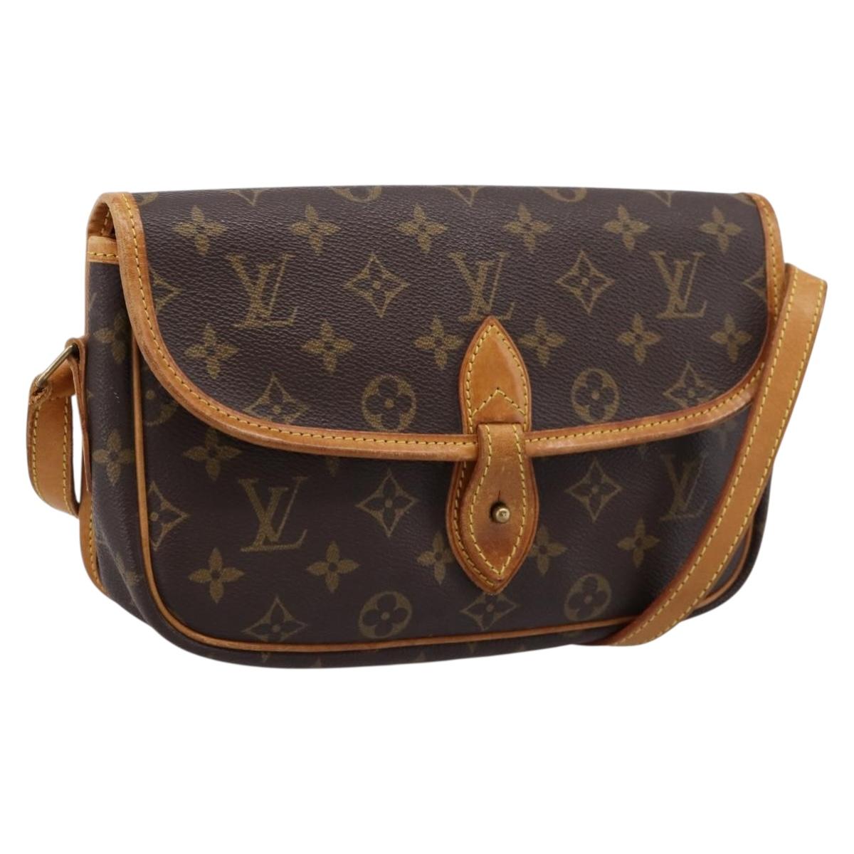 LOUIS VUITTON Monogram Gibeciere PM Shoulder Bag M42248 LV Auth ep15931A