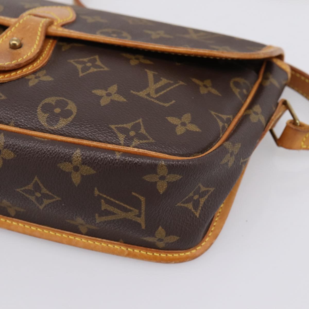 LOUIS VUITTON Monogram Gibeciere PM Shoulder Bag M42248 LV Auth ep15931A
