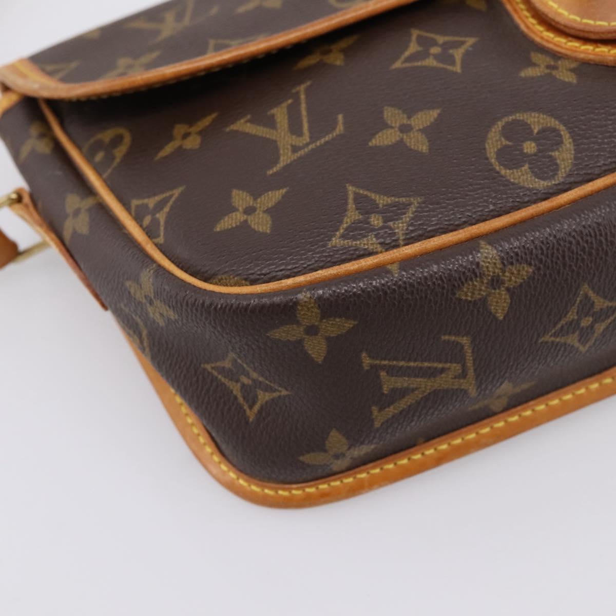 LOUIS VUITTON Monogram Gibeciere PM Shoulder Bag M42248 LV Auth ep15931A