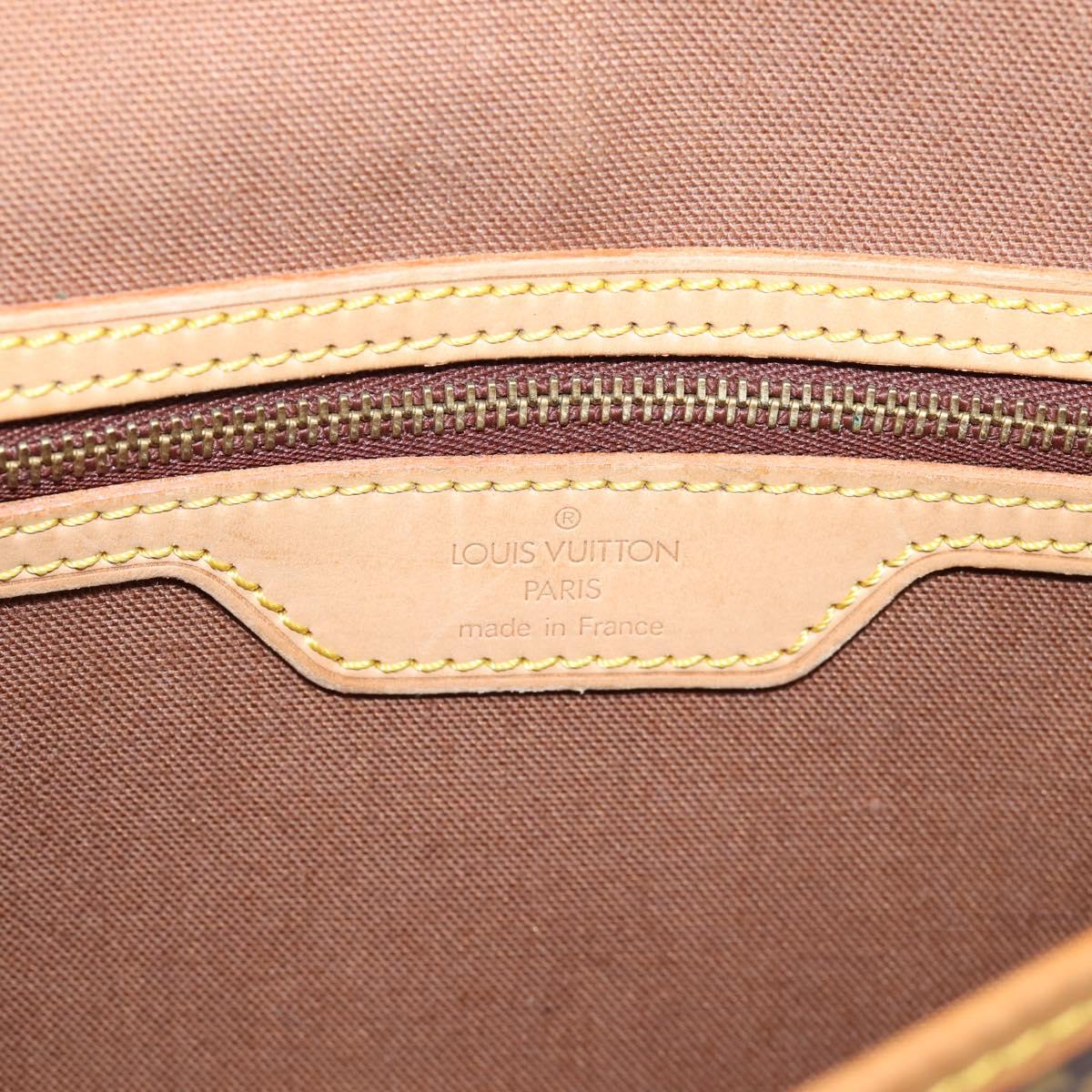 LOUIS VUITTON Monogram Gibeciere PM Shoulder Bag M42248 LV Auth ep15931A