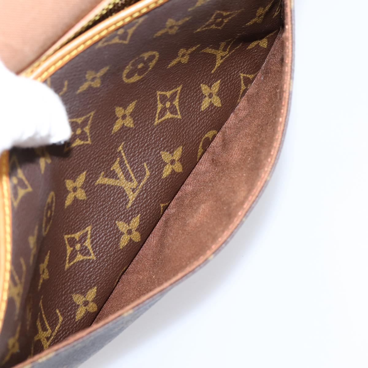 LOUIS VUITTON Monogram Gibeciere PM Shoulder Bag M42248 LV Auth ep15931A