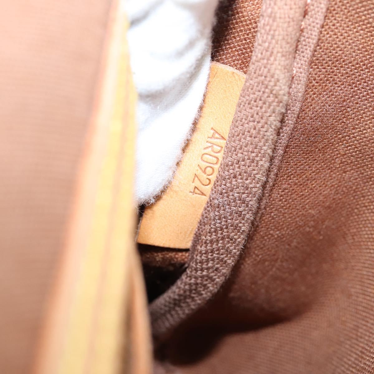 LOUIS VUITTON Monogram Gibeciere PM Shoulder Bag M42248 LV Auth ep15931A