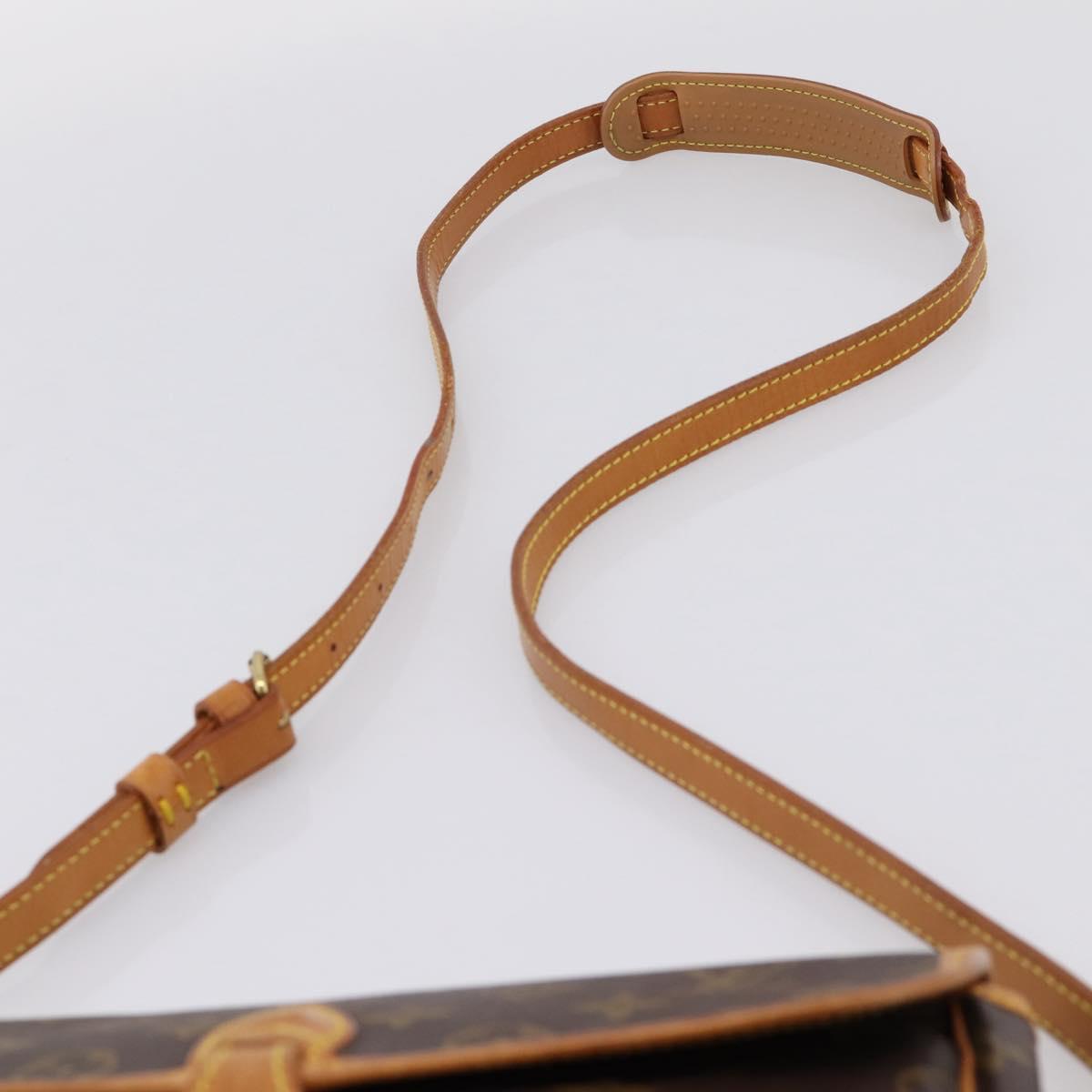 LOUIS VUITTON Monogram Gibeciere PM Shoulder Bag M42248 LV Auth ep15931A