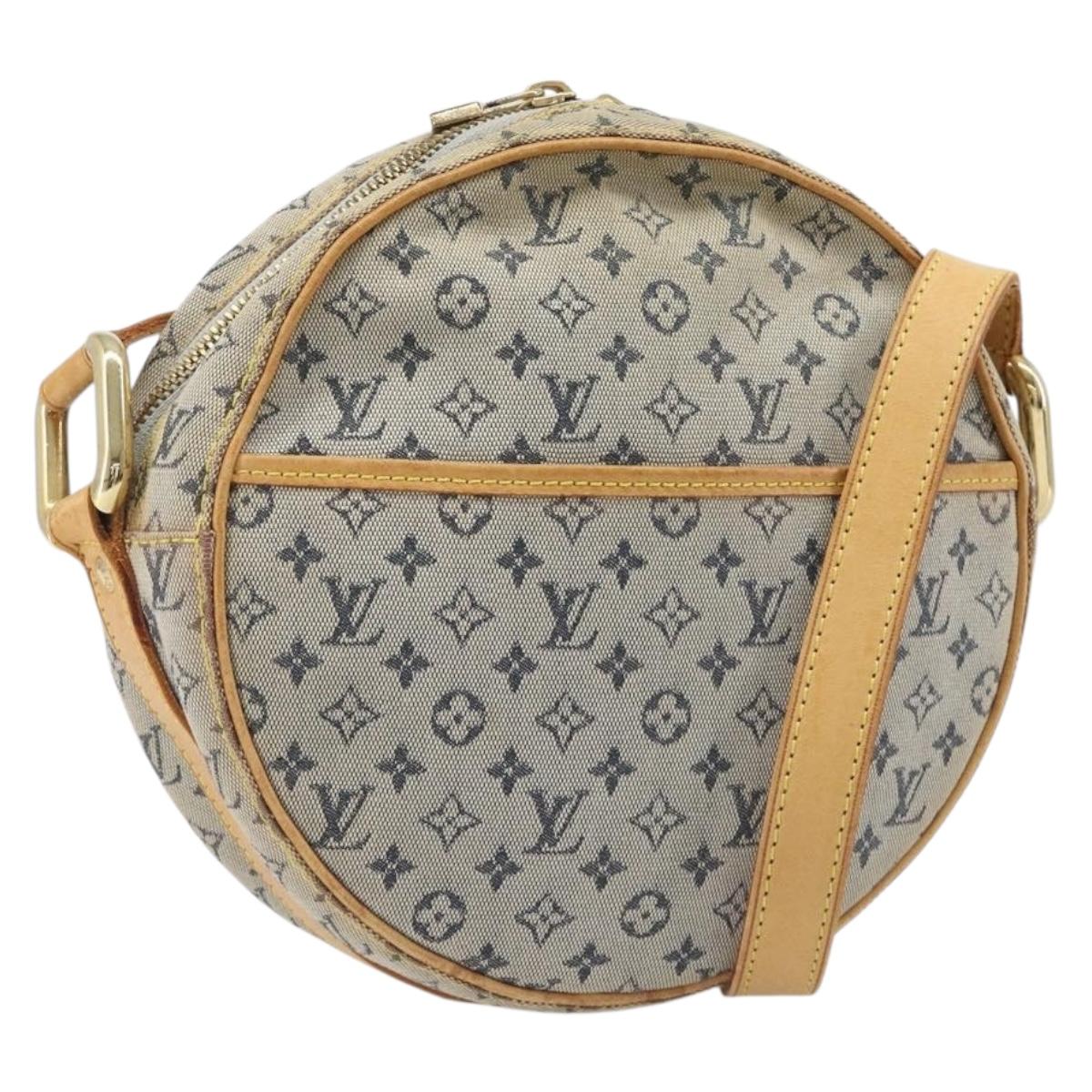 LOUIS VUITTON Monogram Mini Jeanne GM Shoulder Bag Blue M92000 LV Auth ep15933