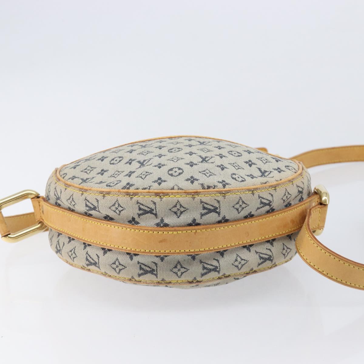 LOUIS VUITTON Monogram Mini Jeanne GM Shoulder Bag Blue M92000 LV Auth ep15933