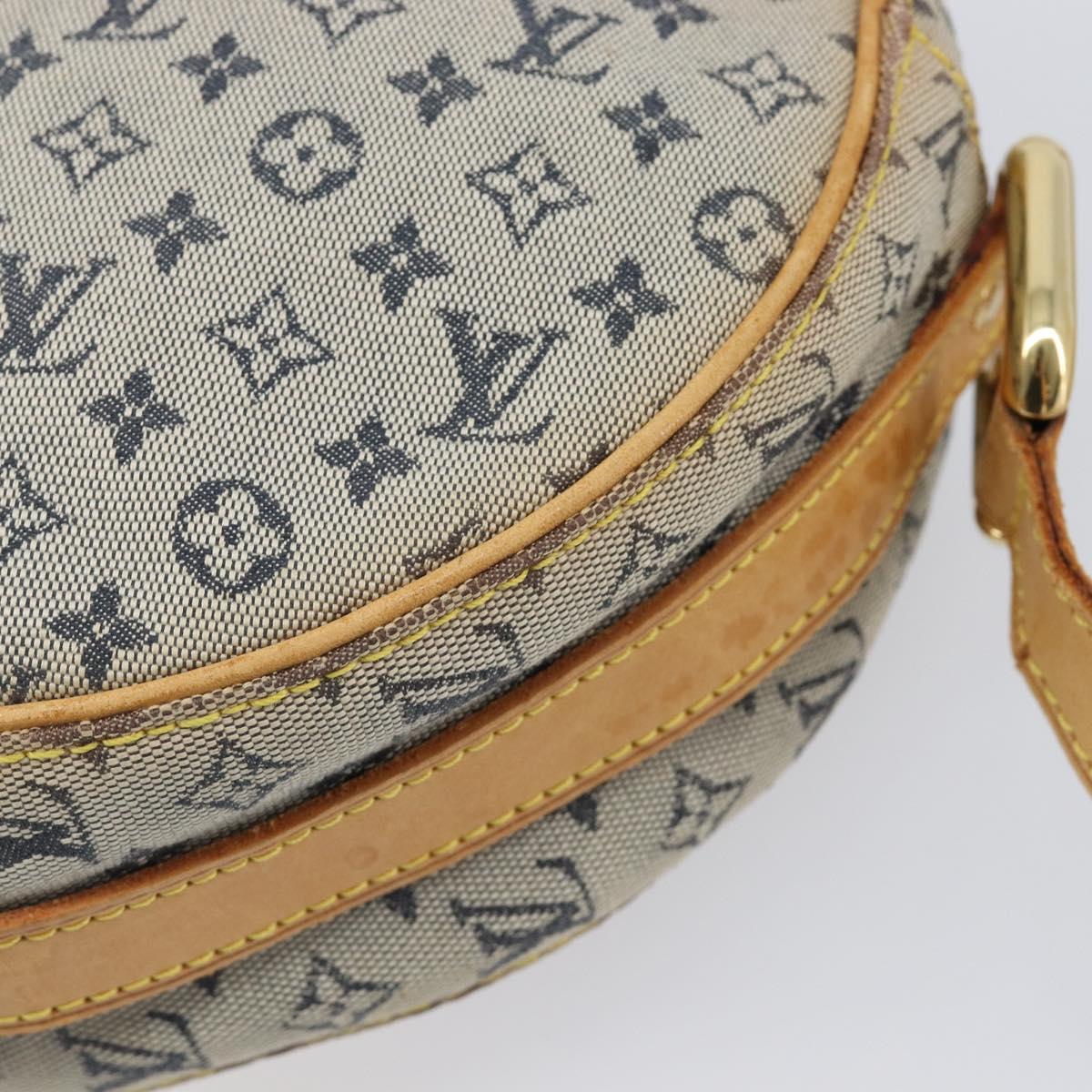 LOUIS VUITTON Monogram Mini Jeanne GM Shoulder Bag Blue M92000 LV Auth ep15933