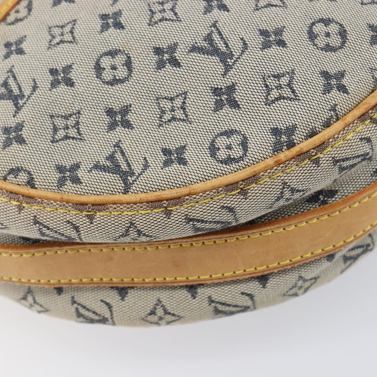 LOUIS VUITTON Monogram Mini Jeanne GM Shoulder Bag Blue M92000 LV Auth ep15933