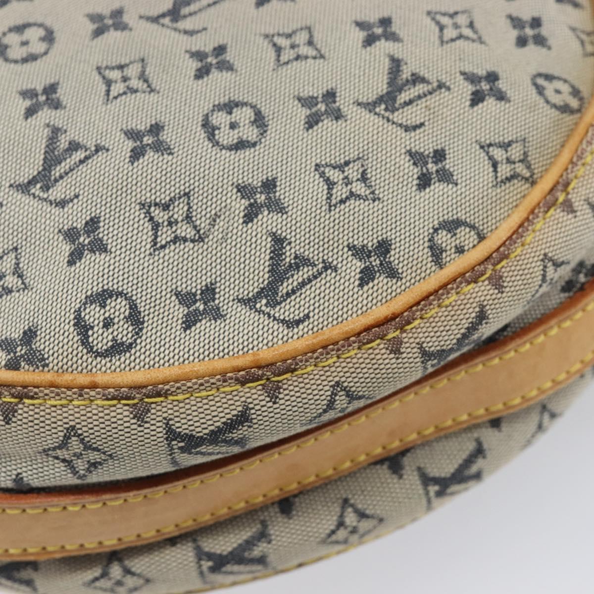 LOUIS VUITTON Monogram Mini Jeanne GM Shoulder Bag Blue M92000 LV Auth ep15933