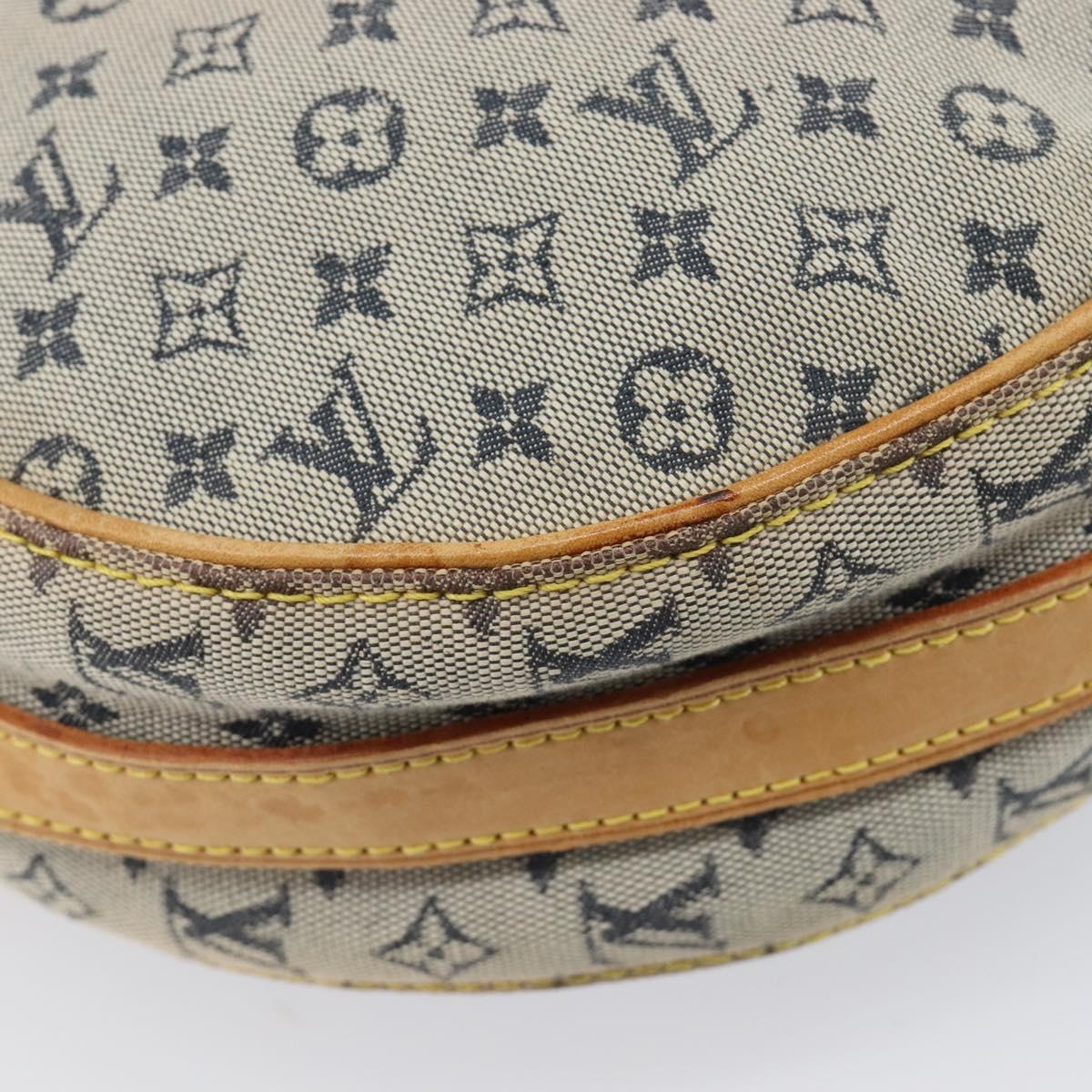 LOUIS VUITTON Monogram Mini Jeanne GM Shoulder Bag Blue M92000 LV Auth ep15933