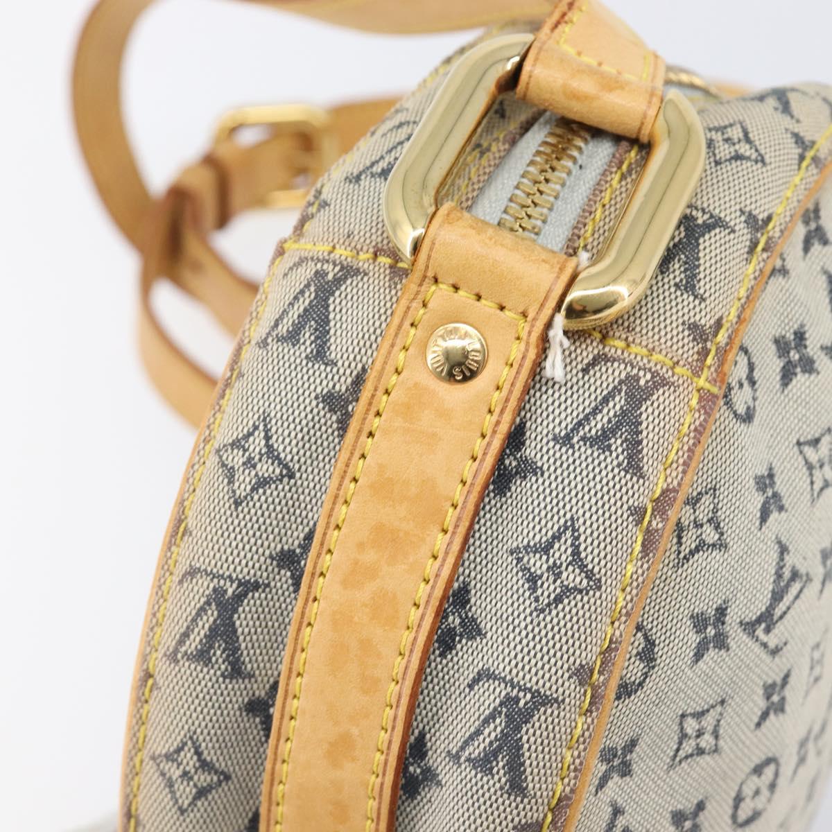 LOUIS VUITTON Monogram Mini Jeanne GM Shoulder Bag Blue M92000 LV Auth ep15933
