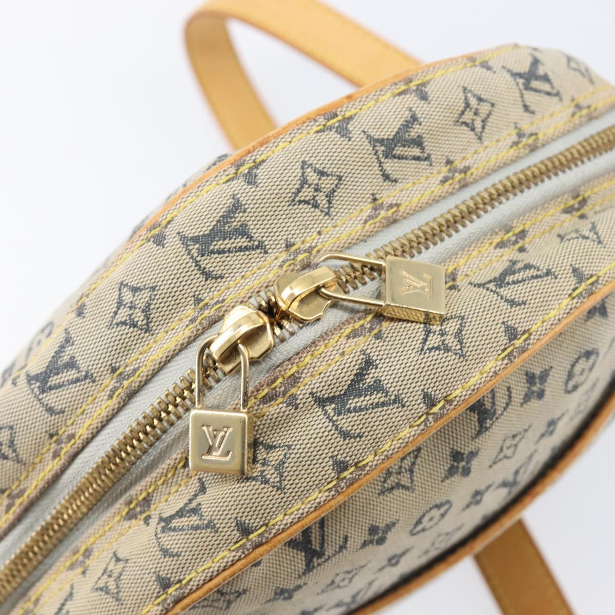 LOUIS VUITTON Monogram Mini Jeanne GM Shoulder Bag Blue M92000 LV Auth ep15933