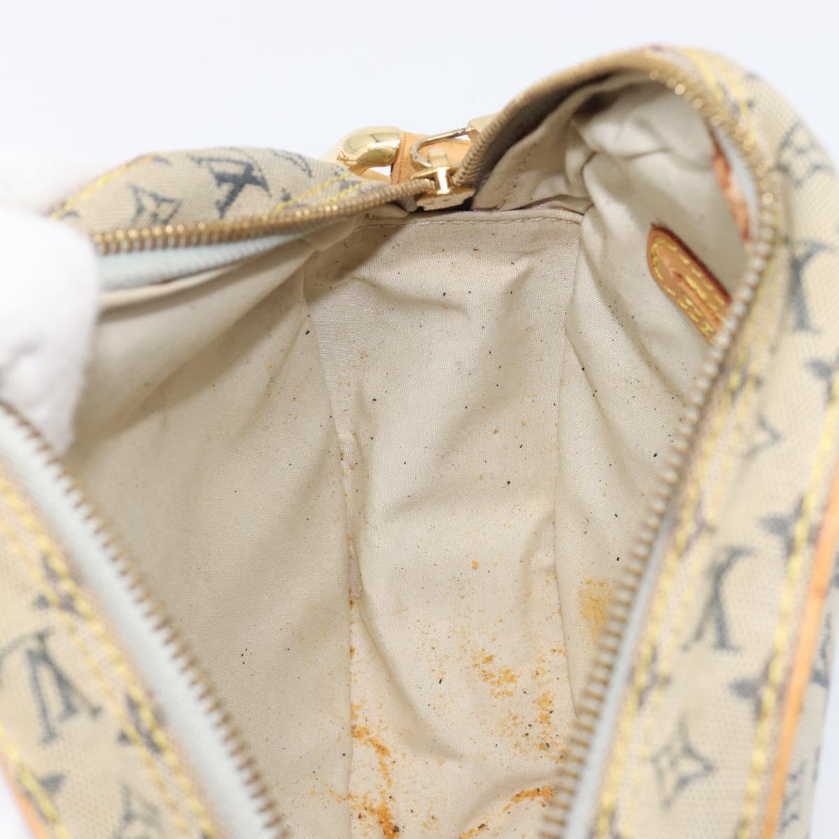 LOUIS VUITTON Monogram Mini Jeanne GM Shoulder Bag Blue M92000 LV Auth ep15933