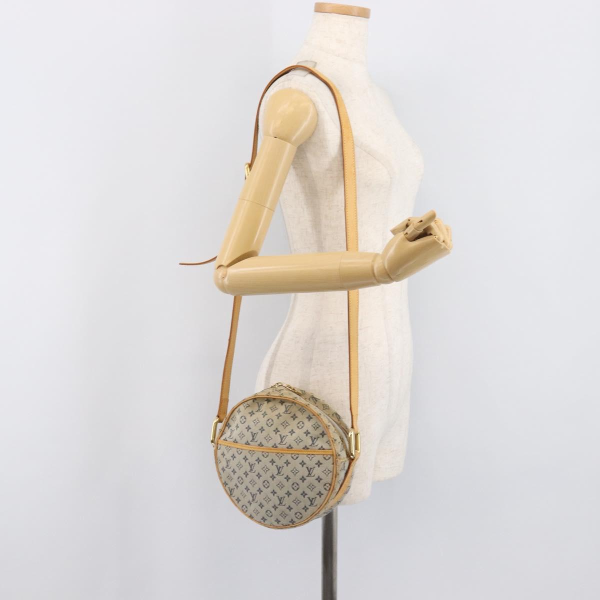 LOUIS VUITTON Monogram Mini Jeanne GM Shoulder Bag Blue M92000 LV Auth ep15933