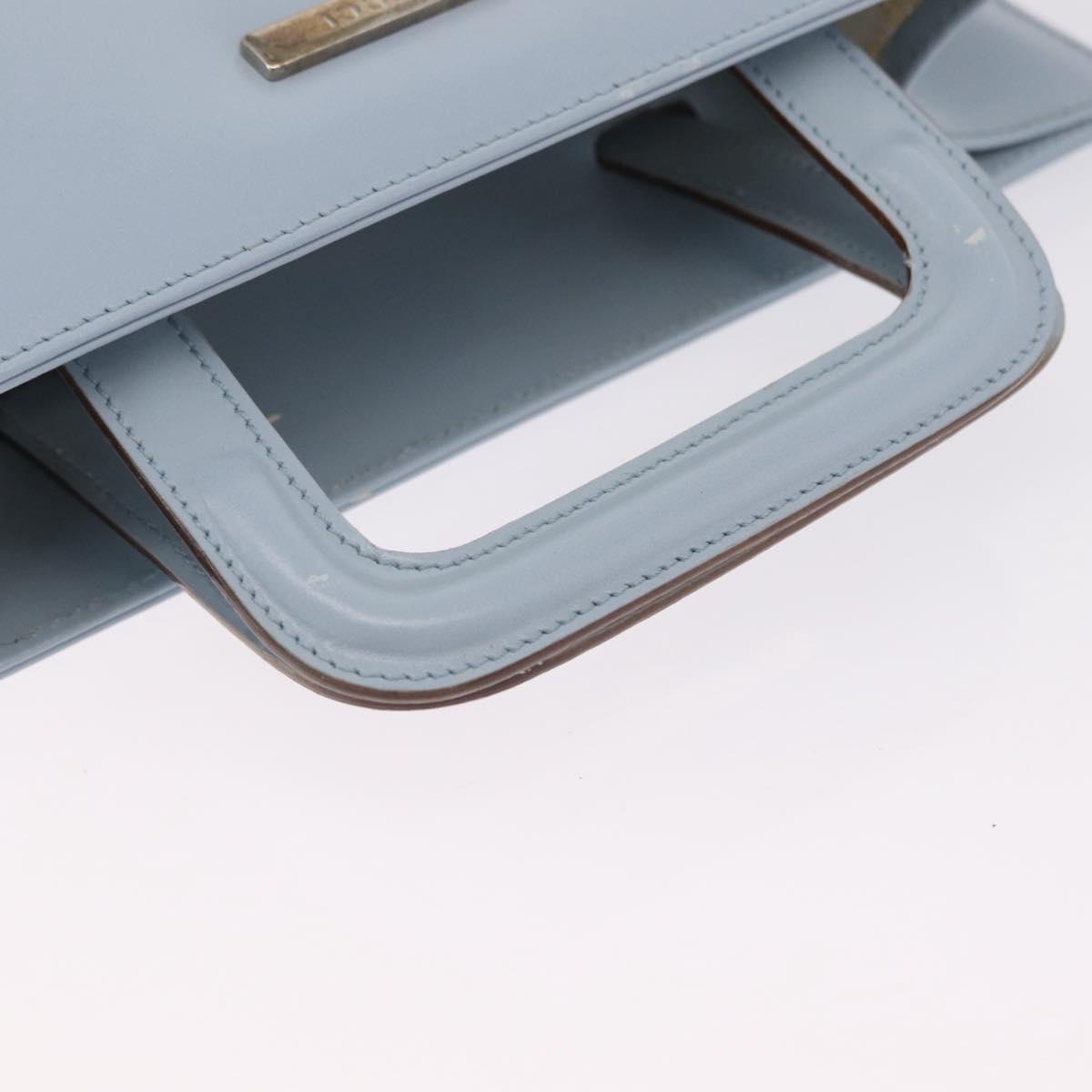 GUCCI Shoulder Bag Vinyl Light Blue Clear 001 2058 1772 5 Auth ep15938