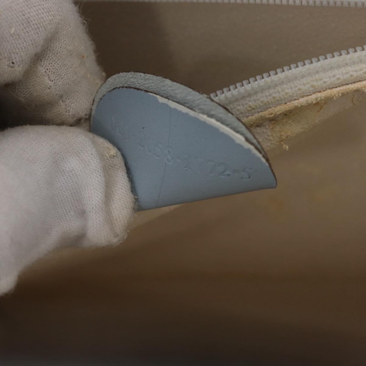 GUCCI Shoulder Bag Vinyl Light Blue Clear 001 2058 1772 5 Auth ep15938