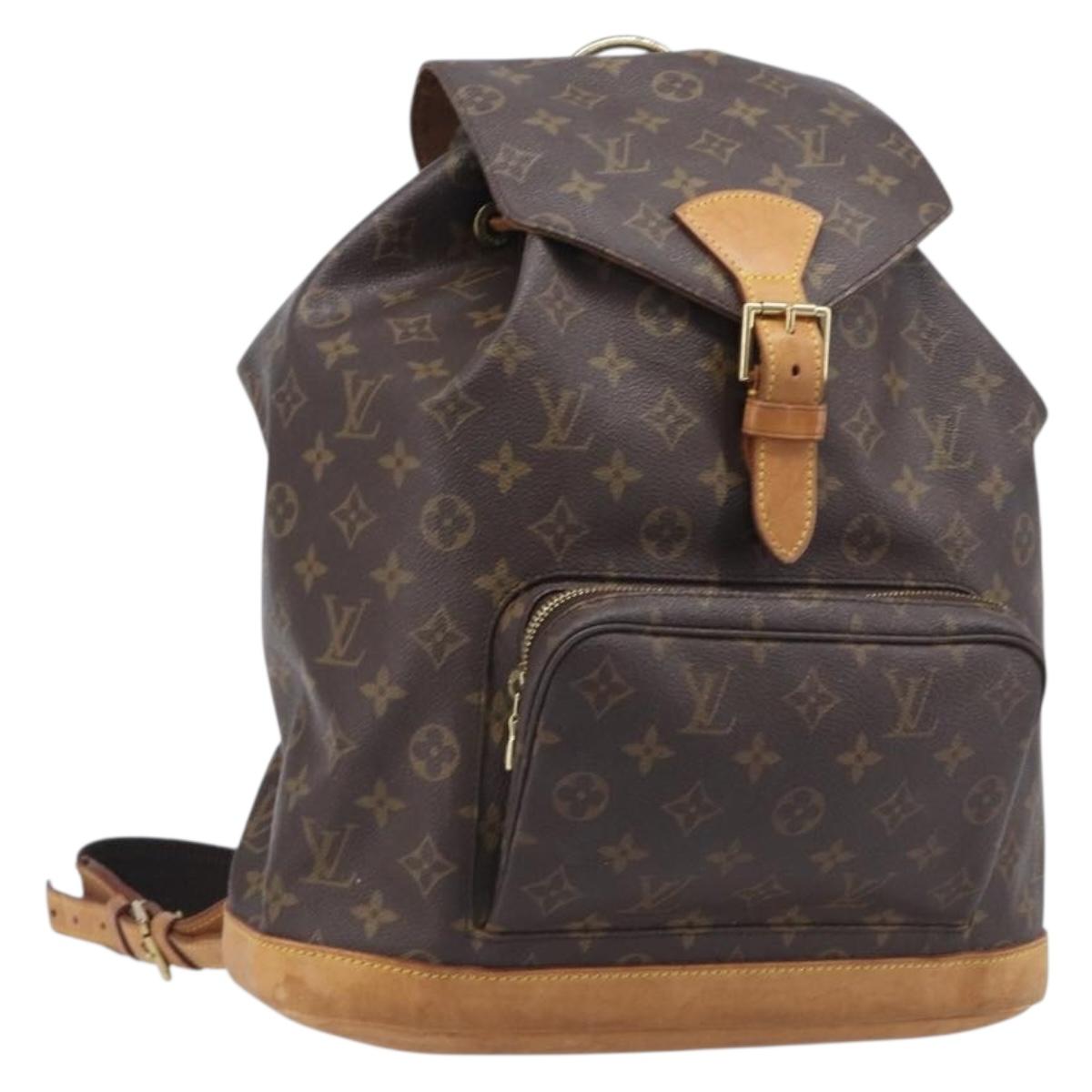 LOUIS VUITTON Monogram Montsouris GM Backpack M51135 LV Auth ep15946