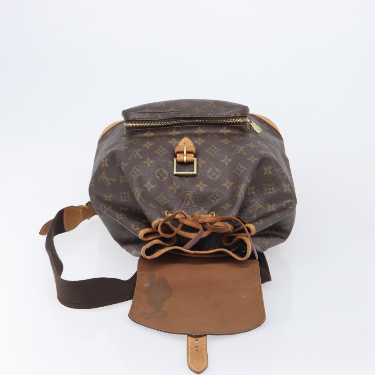 LOUIS VUITTON Monogram Montsouris GM Backpack M51135 LV Auth ep15946