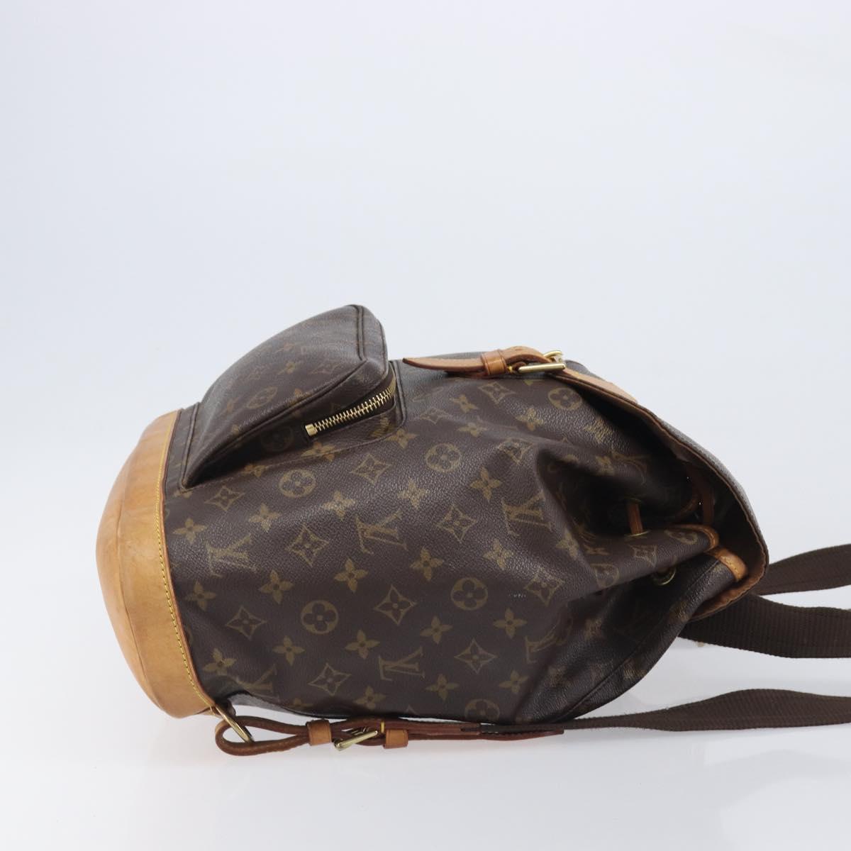 LOUIS VUITTON Monogram Montsouris GM Backpack M51135 LV Auth ep15946