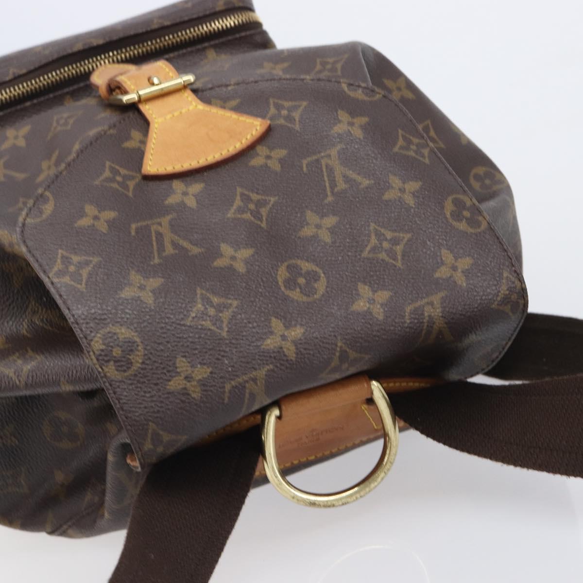 LOUIS VUITTON Monogram Montsouris GM Backpack M51135 LV Auth ep15946