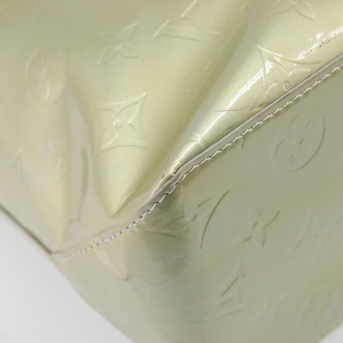 LOUIS VUITTON Monogram Vernis Reade MM Hand Bag Gris M91142 LV Auth ep15956