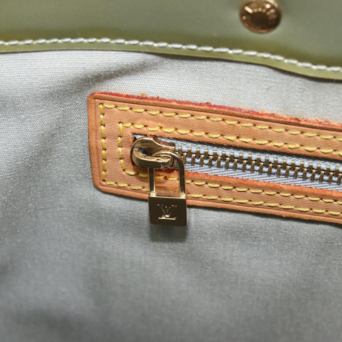 LOUIS VUITTON Monogram Vernis Reade MM Hand Bag Gris M91142 LV Auth ep15956