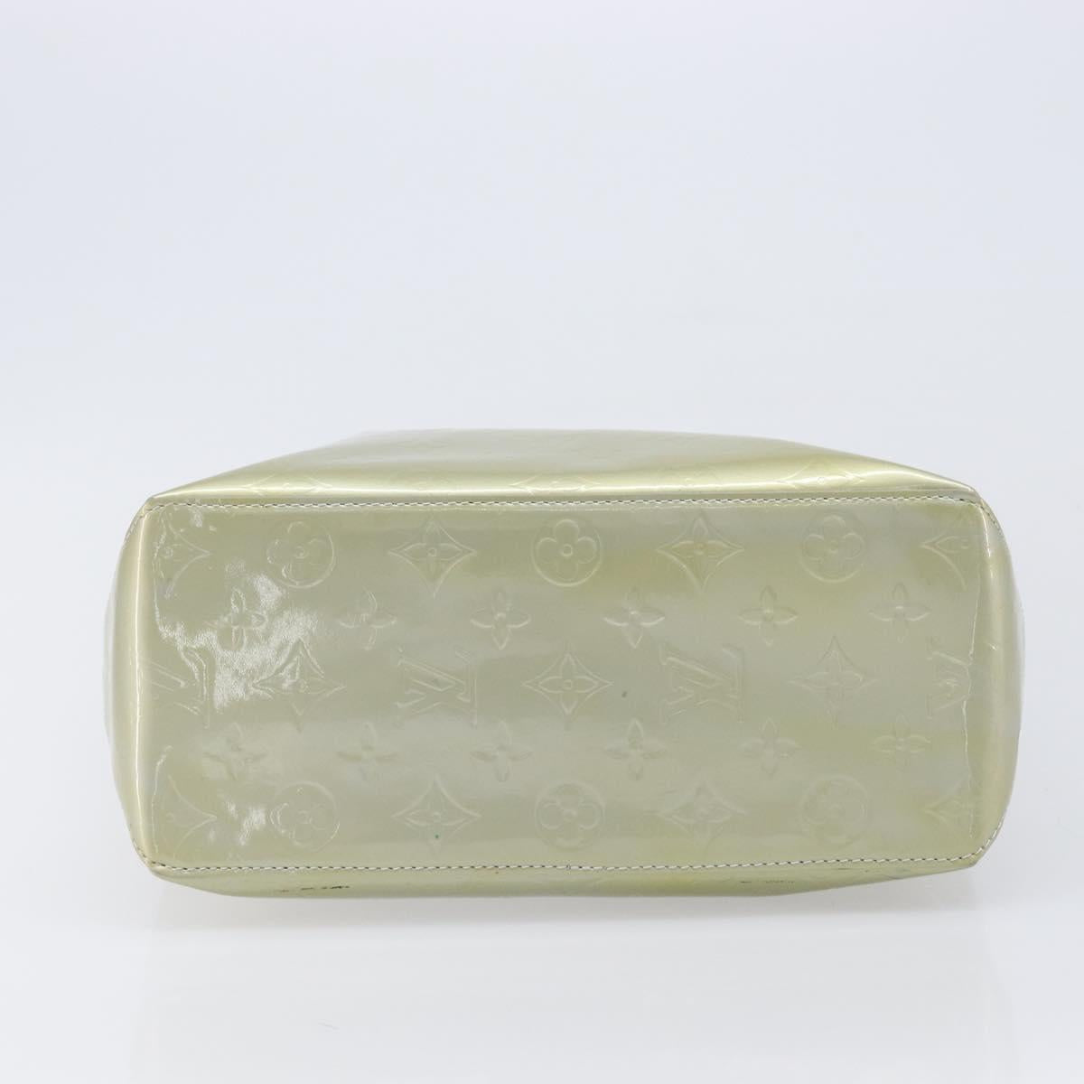 LOUIS VUITTON Monogram Vernis Reade MM Hand Bag Gris M91142 LV Auth ep15956