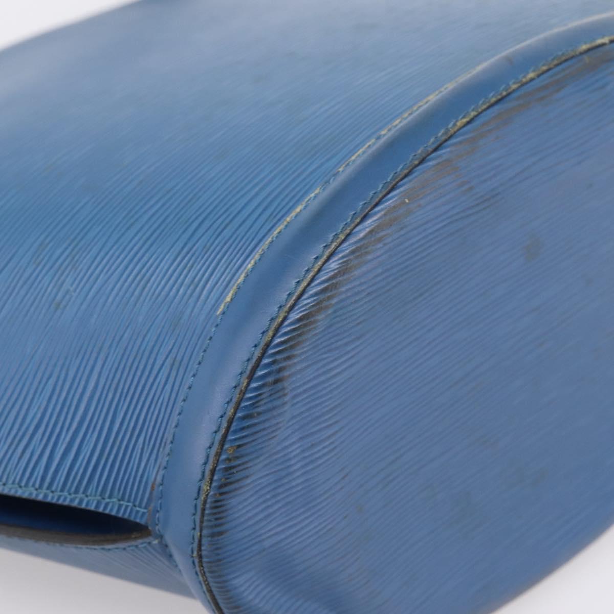 LOUIS VUITTON Epi Saint Jacques Shopping Bag Blue M52275 LV Auth ep15960