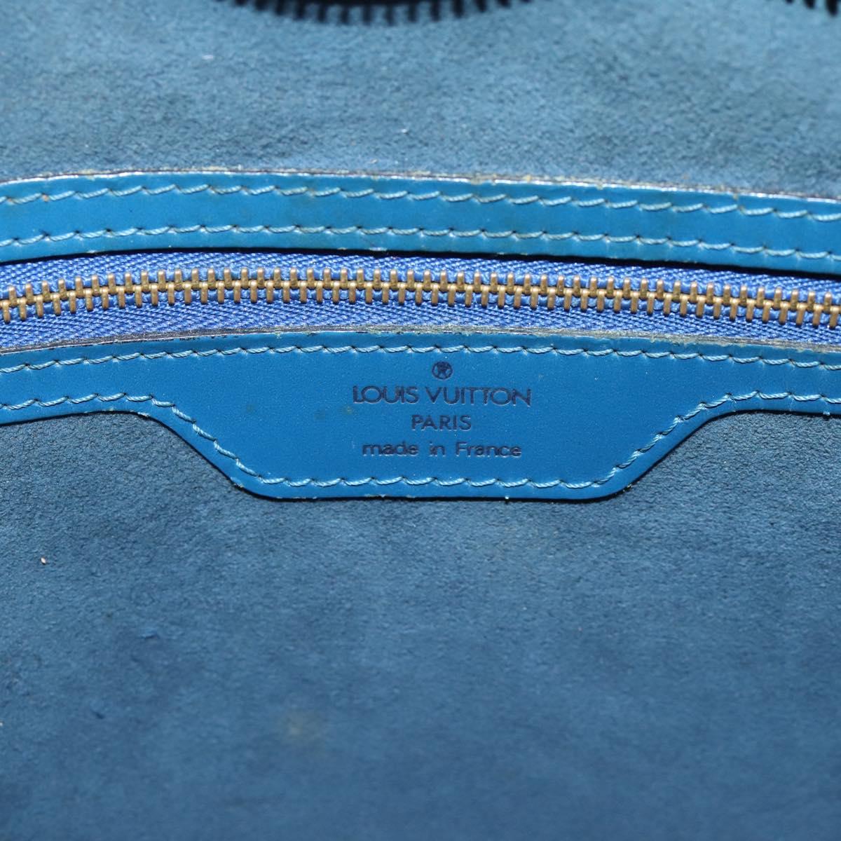 LOUIS VUITTON Epi Saint Jacques Shopping Bag Blue M52275 LV Auth ep15960